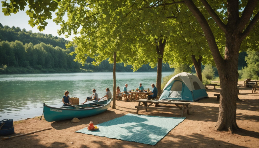 Camping bord riviere dordogne quels avantages pour vacances ete